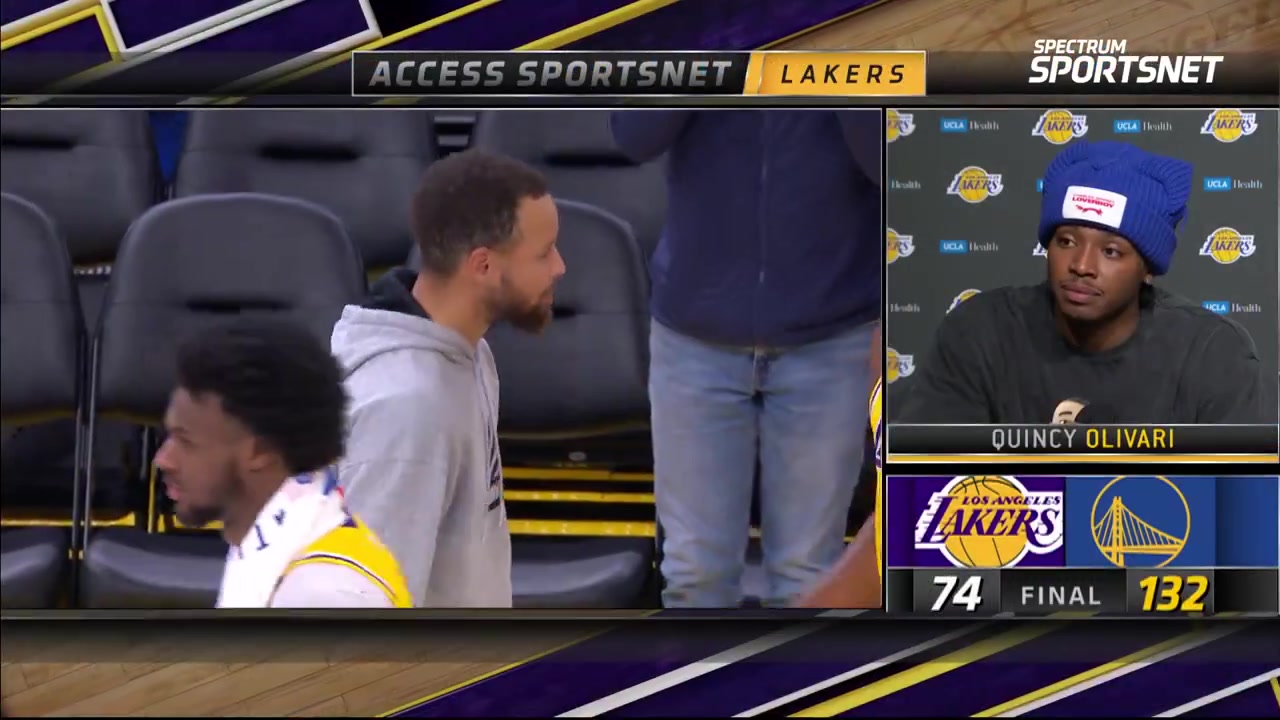 真爱粉🥺湖人猛将奥利瓦里赛后谈库里落泪:他是我最爱的偶像!