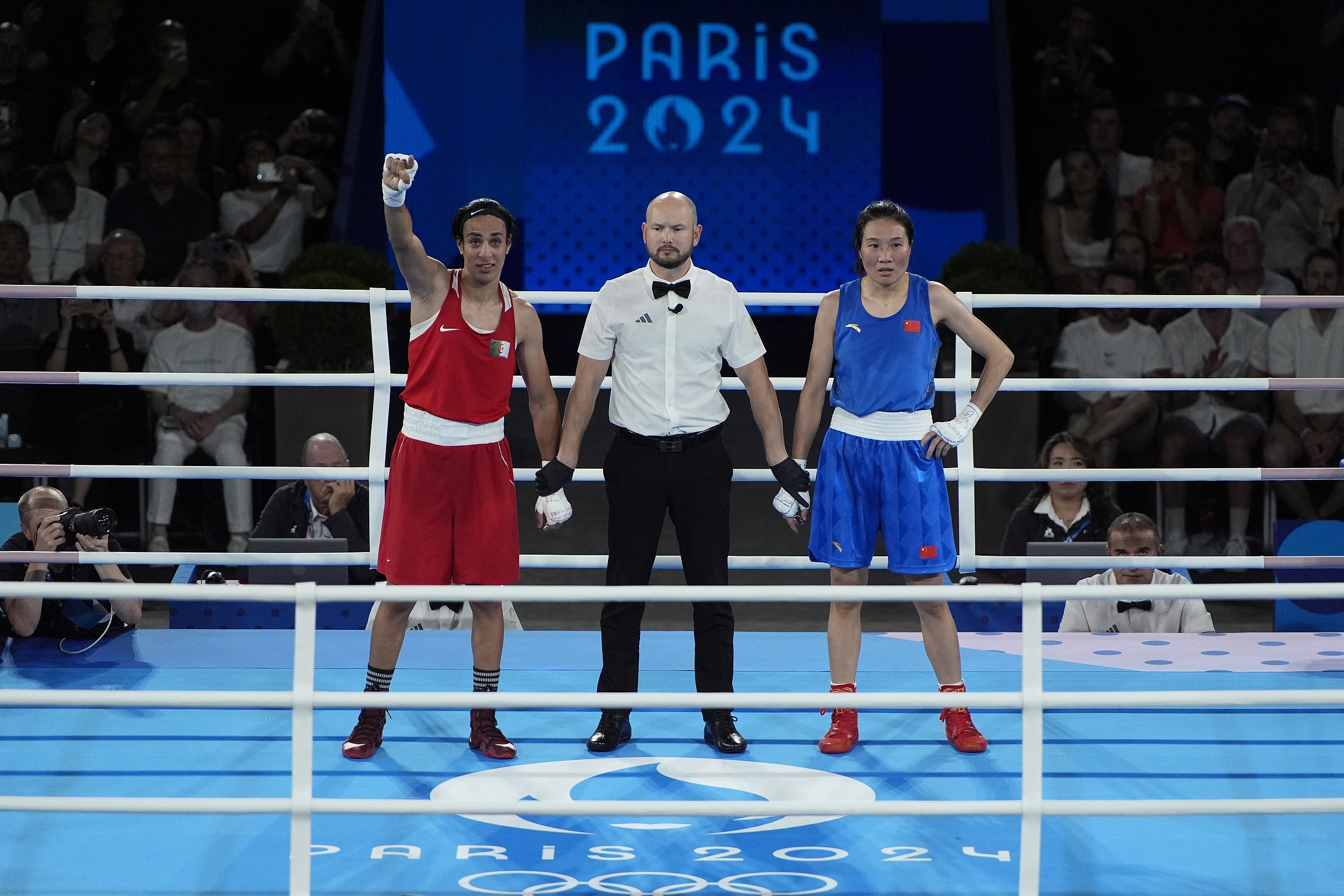 💥法媒：性别争议拳手哈利夫拥有XY染色体和男性器官 曾击败中国选手杨柳夺金